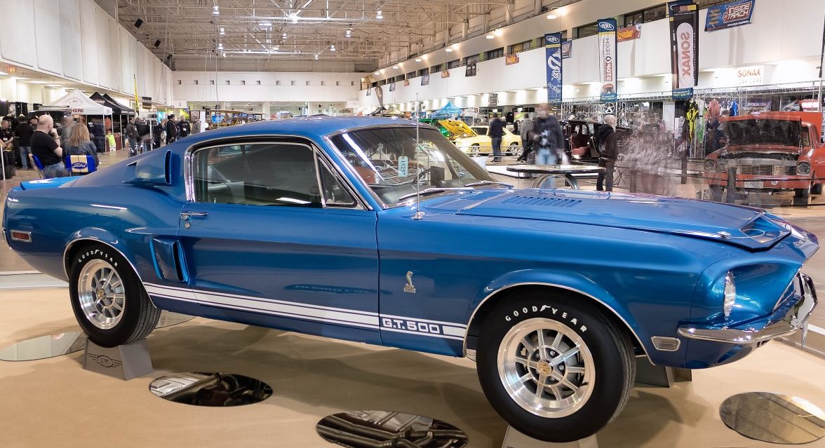 El famoso auto clásico Shelby Cobra