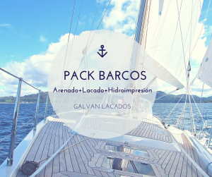 Pack barcos 2018: arenado + lacado + hidroimpresion